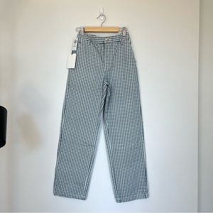 Aritzia Sunday Best Jaden Pant in Gingham, Size 0